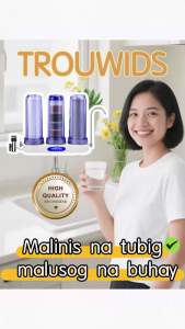 Authentic 3 in 1 Water Purifier Alkaline Water Filter Purifier For Home Faucet Filter Complete Set