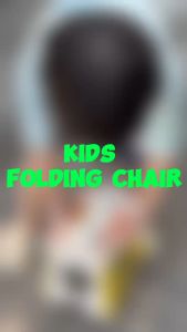 Hntob 2-5Y Kids Plastic Folding Chair Portable Outdoor Thickened Step Stool