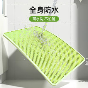 Double Layer Super Large Cat Litter Mat Anti-Splash Pet Floor Mat Sand Control Outward Pad Cat Dung Board Supplies