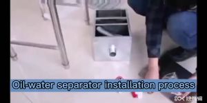 【Fast delivery+COD】Stainless Grease Trap Oil-Water Separator high quality stainless steel Top Inlet