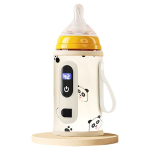 Portable Insulated Milk Warmer Bottle Cover USB Charging Baby Feeding Thermometer Outdoors Essential for All Ages Infants to Toddlers