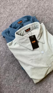 By.Aidi - Kemeja Corduroy Wanita Oversize Lengan Panjang - Atasan Wanita Saku 1 Terbaru - Blouse Korean Style - Kemeja Polos Wanita Bordir