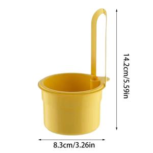 Kitchen Sink Hanging Strainer Basket Multifunctional One Touch Push Type Sink Drain Basket Automatic Dumping Basket Saving Drain