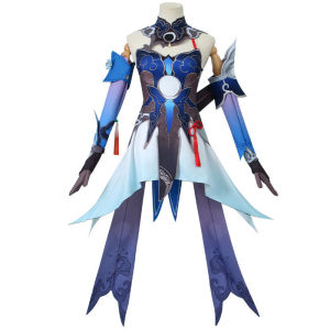 Xcxosd honkai: Sao đường sắt jingliu Trang Phục Cosplay trò chơi roleplay tóc giả nhân vật mới trang phục phụ nữ coser Ăn mặc