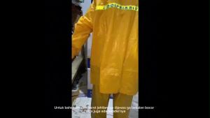 Jas Hujan Setelan Proyek Kuning Merk Dolphin