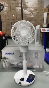 Quạt cây đa hướng lưu thông khố khí TEKNOS SAK-57  xoay 180 độ  có remote hàng nhật bản