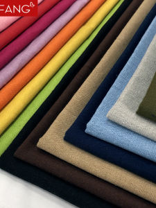 Solid Color Thickened Linen Fabric