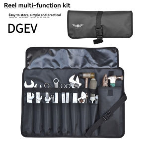 DGEV Oxford Cloth Roll Portable Pouch Bag Wrench Tool Foldable Spanner Hammer Camping Pocket Tool Storage Bag Toolkit