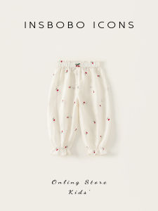 Baby Girls Casual Floral Sport Pants Spring Autumn New Style Infant Loose Waist Long Trousers Lycra Fiber Elastic Waistband