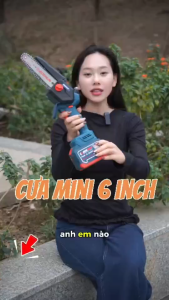 THÂN MÁY Cưa Pin Không Chổi Than BOSSUN BS-CS06BLLam Xích 6in Tra Nhớt Tự Động Chân Pin Phổ Thông