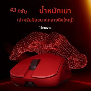 FGG MADLIONS MAD G เมาส์ไร้สายน้ำหนักเบาเป็นพิเศษ PAW3395 เมาส์สำหรับเล่นเกมและสำนักงานโหมดคู่เมาส์สำหรับเล่นเกมไฟฟ้าของขวัญ