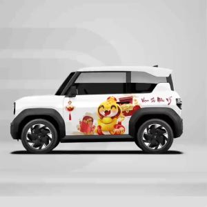 Tem dán xe VF3 - Decal Sticker dán xe - Ds Decal- decal tết 2025