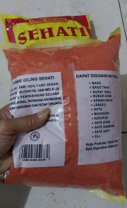 1Kg CABE BUBUK GILING HALUS SEHATI PEDAS NAMPOL