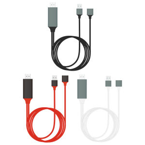 Premium HDMI to DisplayPort Cable Adapter 4K 30Hz Support for Video Streaming and Gaming with Stable Signal