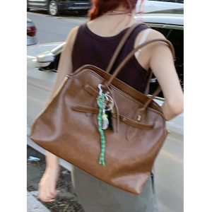 Retro Satchel Commuter Bag Womens Bag 2024 New Arrival Tide Fashion Underarm Bag Fancy Large Capacity Shoulder Bag