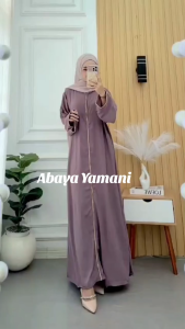 Abaya Polos Basic Lis & Abaya Yamani Syari Umroh Bahan Adem Nyaman Termurah Terlaris dan BISA COD