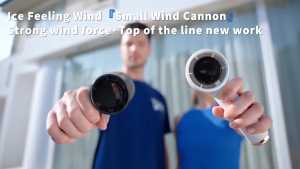 พัดลมพกพา พัดลมชาร์จ USB ชาร์จ Type-C ปรับได้ 100ระดับ พัดลมจอแสดงผล LED พัดลมมือถือ