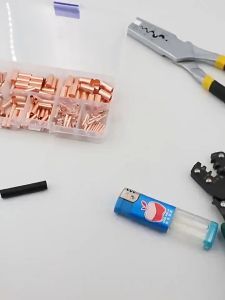 [HCM] Hộp 125/250 Ống Đồng GT Nối Dây Điện Bảo Vệ Đầu Dây Tiết Diện 1m㎡-6m㎡ ( Dài 12mm )