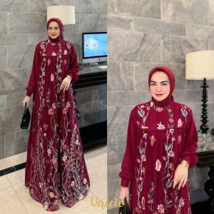 (9) ALEVIA DRESS Baju Dress Bunga Ceruty Alevia Dress by Unicie .