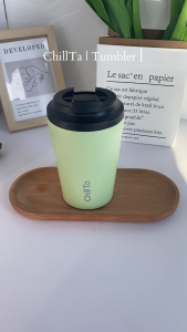 ChillTa Tumbler (12oz) Stainless Steel Coffee Mug With Lid 350ml Vacuum Tumbler Hot and Cold Cup