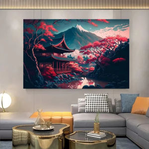 Jigsaw Puzzle for Adults 500/1000/1200/2000PCS Japanese Mount Fuji Landscape Artwork DIY Craft Home Wall Decoration Gift Idea
