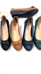 GIÀY nữ búp bê da thật BINNA-11 giày da bò êm mềm đế 5cm chống trơn trượt phối đồ công sở đẹp