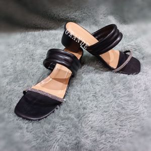 Sandal Wanita Heels slop blink blink 3cm YY-06