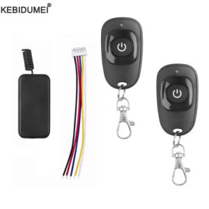 kebidumei | DC5 -12V Mini Relay Remote Control Switch Small Contact Learning Code Wireless Receiver Transmitter ASK 433Mhz Remote Control