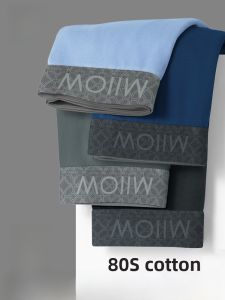 MiiOW | Quần đùi nam cotton nguyên chất thoáng khí quần lót thể thao cạp vừa cho thanh thiếu niên quần đùi nam mùa hè 2024 mẫu mới