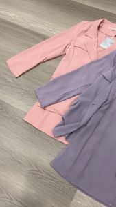 SV 6137 - Ofielle Set | Silvervogue | Set Dress dan Blazer Katun Poliester Pakaian Wanita