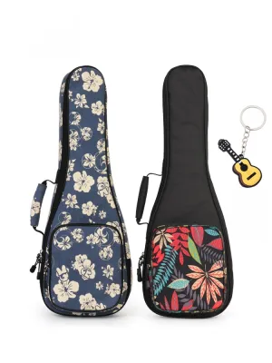 Thickened Cotton Double Shoulder Ukulele Bag Ukelele Case for 21 23 26 30 Inch Ukulele Instrument Storage Bag Guitar Accessories