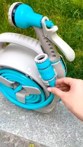 Bộ Vòi Tưới Cây Cao Cấp Vòi Rửa Xe Tăng Áp Đa Năng - 6 Chế Độ Phun Chất Lượng Cao - Lô Cuộn Kiên Cố - Ống Nước Siêu Bền