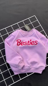 Sweater Anak Desain Terbaru Motif Besties Perempuan