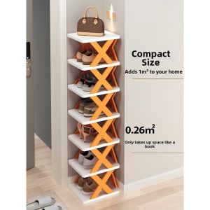 MOMIAN | Space Saving Shoe Rack Compact Doorway