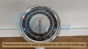 Hospital Clinic Medical Weighing Scale with Height Measurement Rod