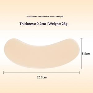 gege bear | Reusable Anti Neck Wrinkle Silicone Patches Non-slip Comfortable Side Sleeping Pads for Night Neck Care