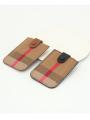 Classic Plaid Card Holder Simple Design Pull out Women's ID Document Protective Cover Youth Canvas Material Spring Trend. 