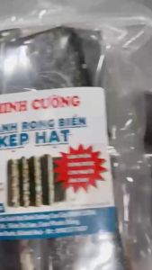 Rong biển kẹp hạt dinh dưỡng Minh Cường Loại siêu hạt ( Ăn Chay Được )- túi 500gram