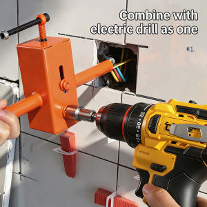 Semi-Automatic Wall Wiring Machine Compact Portable Cable Puller Electric Drill Threading Device for Construction Conduit Pipe