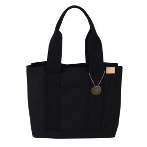 Rose Noire 2025 New Canvas Tote Bag Women Large Capacity Single Shoulder Handbag Casual Commuting Bag Trendy Polyester Lining