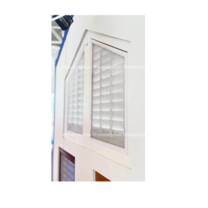 💥 จั่วช่องลมระบายอากาศ UPVC พร้อมมุ้งลวด [WT] สีขาว สีน้ำตาล สีสัก [คุณภาพมาตรฐานโรงงาน]