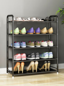 Simple Multi-layer Iron Art Shoe Rack Home Use Dormitory Rent House Easy Assembly Metal Craft Storage Cabinet Popular Model