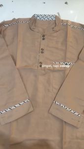 KOKO MUSLIM motif RAJA TOJIRO Lengan Panjang Casual Muslimin Pria - Warna Cerah