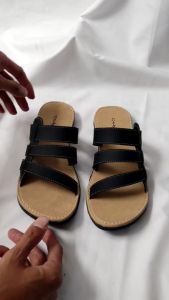 LISA Arsaka Sandal Teplek Wanita Alas Anti Licin Sendal Kulit Wanita Sol Karet Nonslip