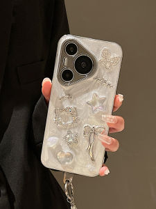 Cute Kitty Cat Style Phone Case Full Cover Lens Protection Anti-Fall Huawei Pura70 Ultra Mate60 Pro+ Mate50e Compatible Womens Model