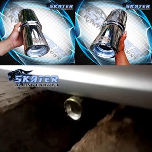 KNALPOT MOBIL HKS GRONEL CROOM DAN RESONATOR SUARA NGEBAS ADEM FOR AVANZA XENIA BRIO CALYA AGYA GRANMAX PICK UP DLL