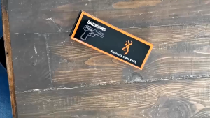 มีดพับ Browning รุ่น BW 23 ด้ามเหล็กแบบบพกพา Browning Outdoor Knife 23CM