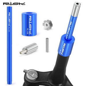 RISK Bicycle Front Fork Headset Installer Tool Star Nut Setting Installing Tools set for MTB Road Bike Steel Fork Driver Tool