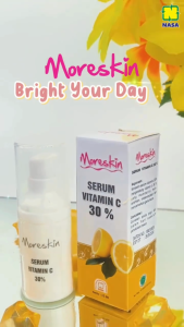 Moreskin Serum Vitamin C 30 Nasa - Svitc Nasa - Membantu Menyamarkan Kerutan - Membantu Mencerahkan - Menutrisi - Melembabkan - Menghaluskan - Kosmetik Herbal Online