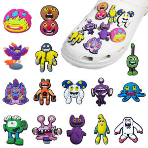 Hot Toys | 15pcs Hot Toys Music Monster Series Cartoon Shoe Charms PVC Accessories DIY Shoe Decoration For Classic Clog X-mas Gifts